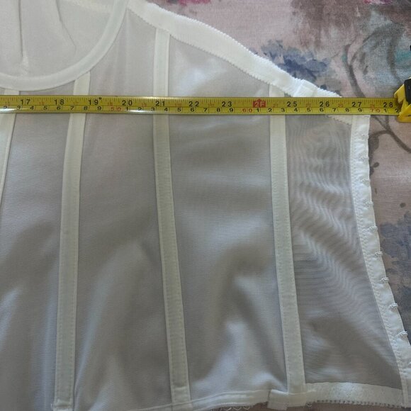 NWT Dominique Intimate Apparel Corset Bridal Bustier White Underwire Size 34C - Picture 7 of 7